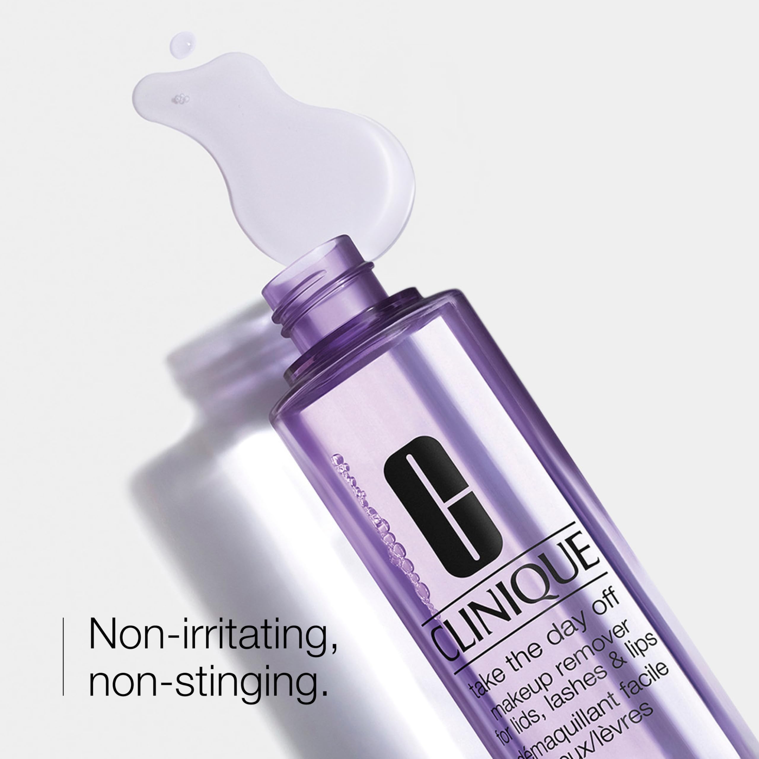 Clinique Take The Day Off Liquid Makeup Remover For Lids, Lashes, + Lips | Oil Free + Non-Irritating, 6.7 Fl Oz